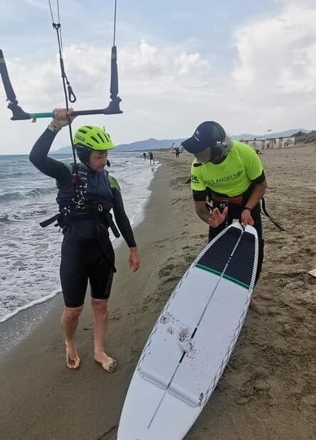 lezione strapless kitesurf sardegna